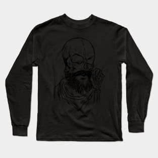 Skull of an old man Long Sleeve T-Shirt